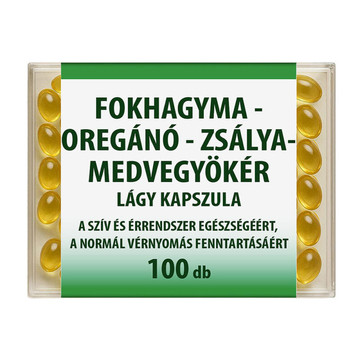 Dr. chen Fokhagyma-Oregánó-Zsálya-Medvegyökér kapszula 100db